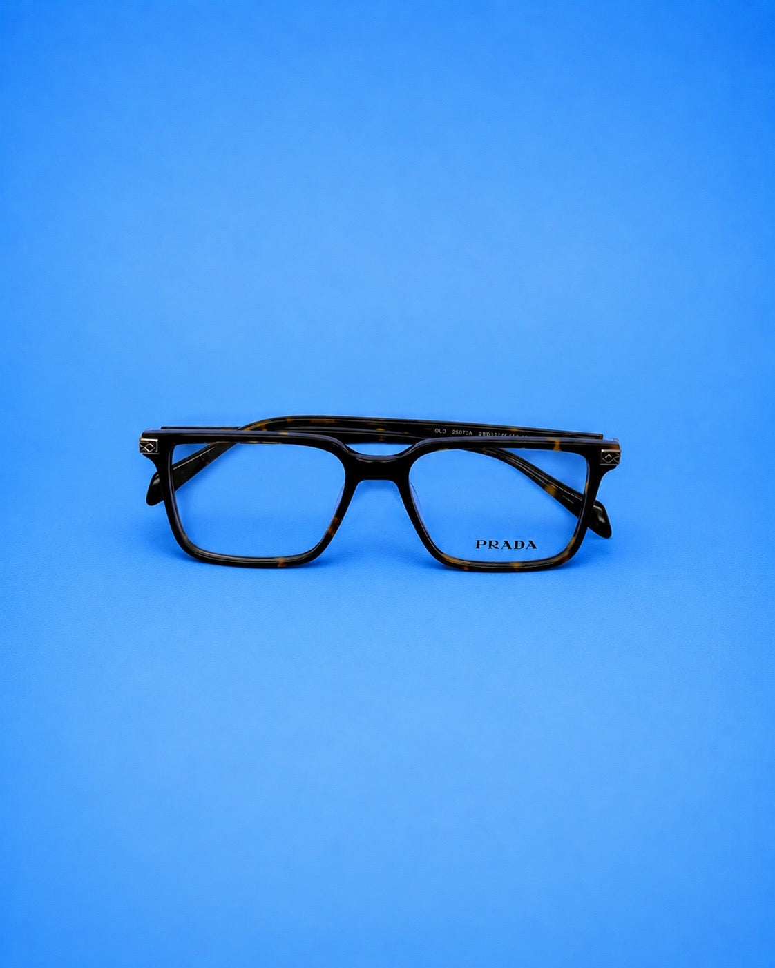 Prada Tortoise Rectangular Optical Frame