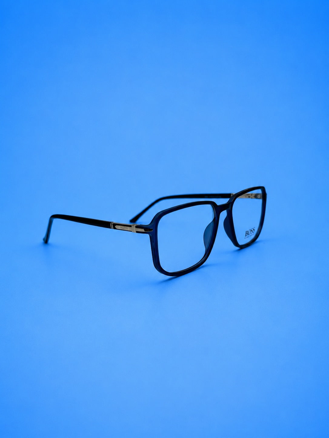 BOSS Black Square Optical Frame