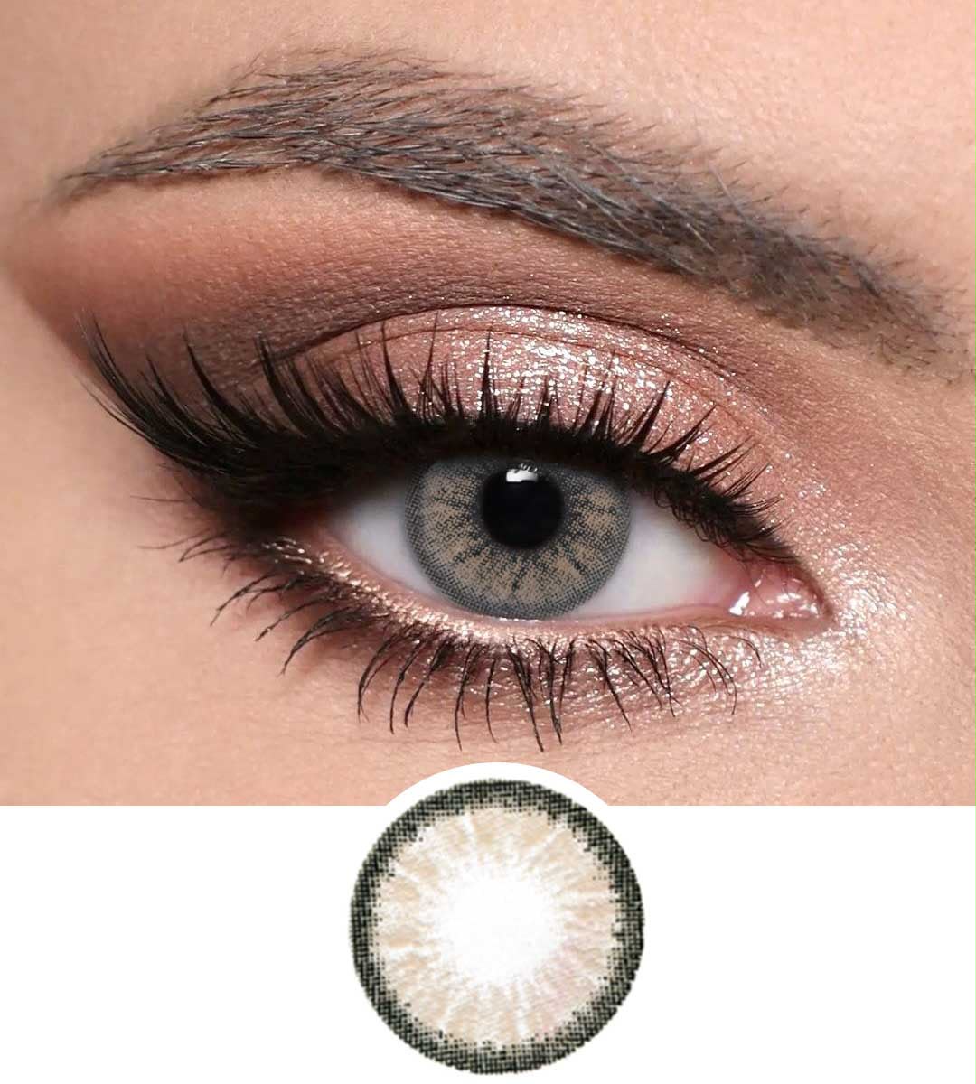 Optiano - White Rose Premium Color Contact Lenses