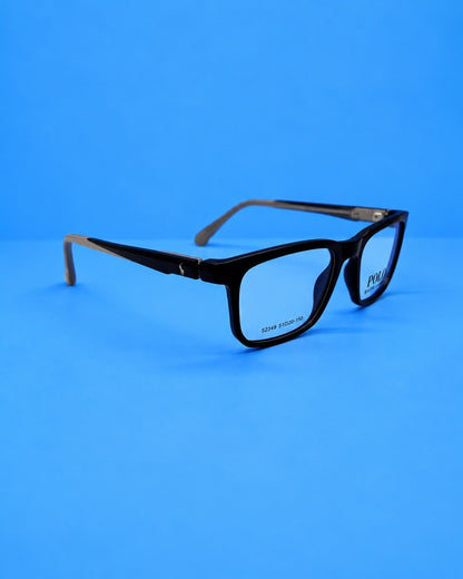 Polo Ralph Lauren Black Rectangular Optical Frame