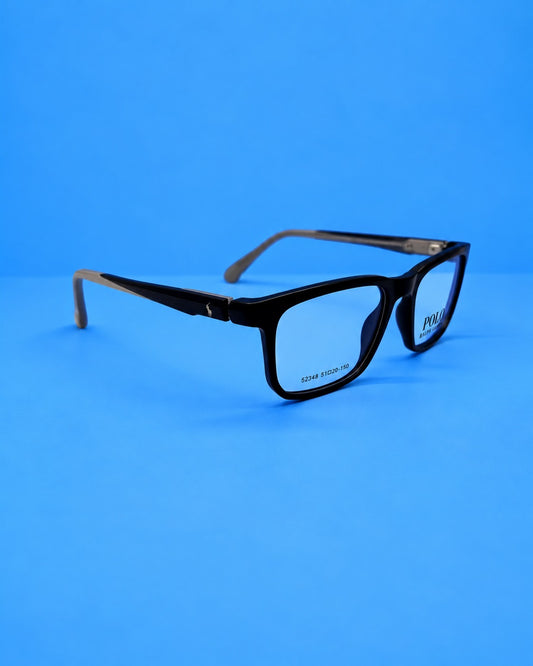 Polo Ralph Lauren Black Rectangular Optical Frame