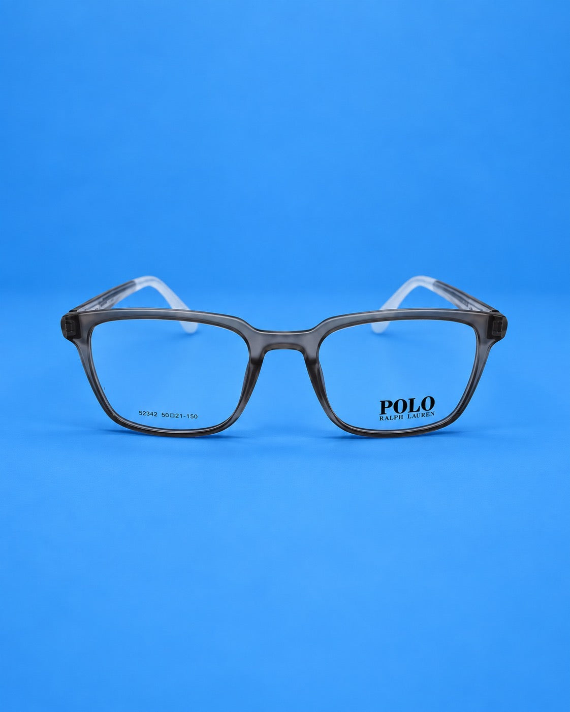 Polo Ralph Lauren Smoke Grey Rectangular Optical Frame