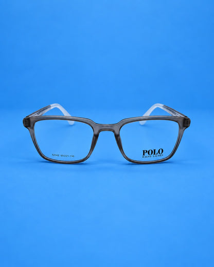 Polo Ralph Lauren Smoke Grey Rectangular Optical Frame