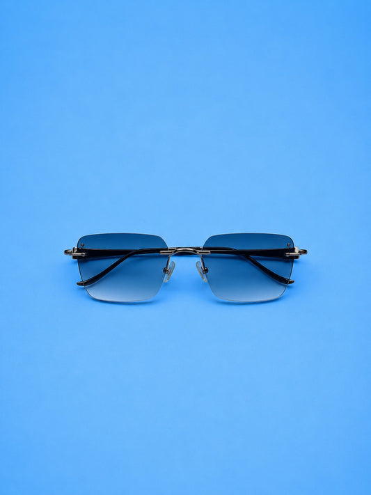 Cartier Rimless Gradient Sunglasses