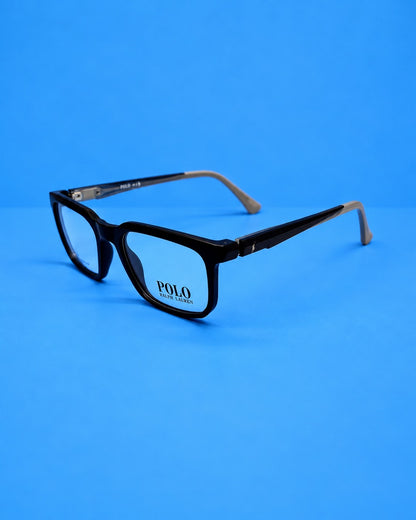 Polo Ralph Lauren Black Rectangular Optical Frame