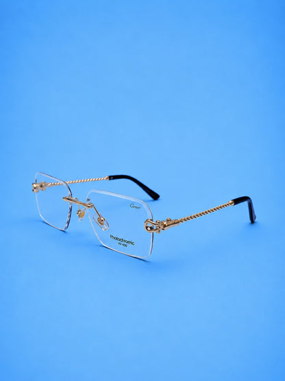 Cartier Gold-Tone Rimless Photochromic Frame