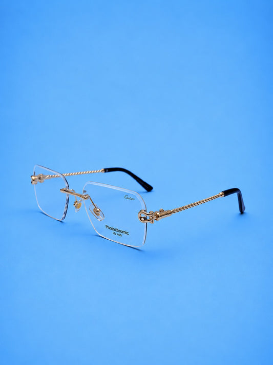 Cartier Gold-Tone Rimless Photochromic Frame