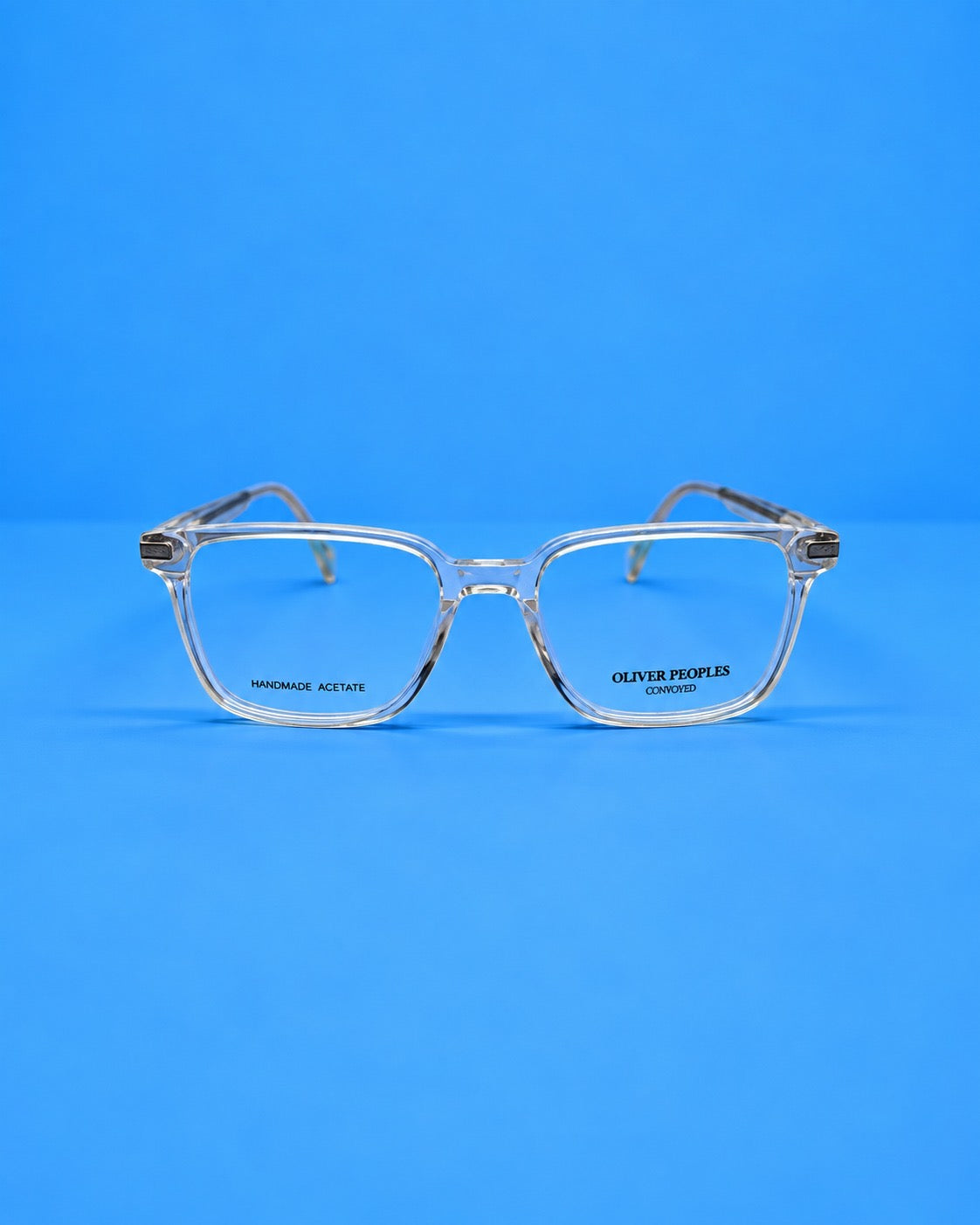 Oliver Peoples Crystal Clear Rectangular Optical Frame