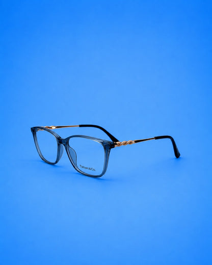 Tiffany & Co. Grey Transparent Cat-Eye Optical Frame