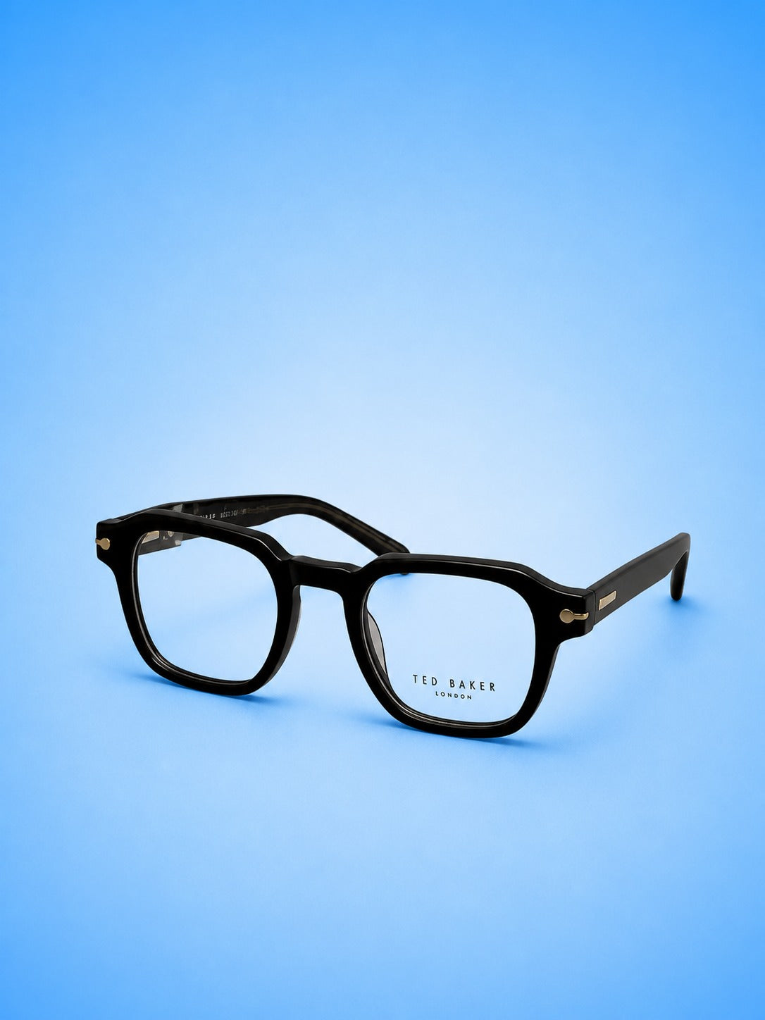 Ted Baker Refined Square Frame – Gloss Black (Standard Size)
