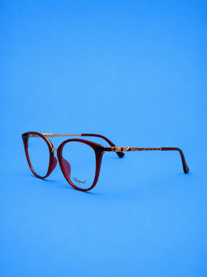 Chopard Burgundy Cat-Eye Optical Frame