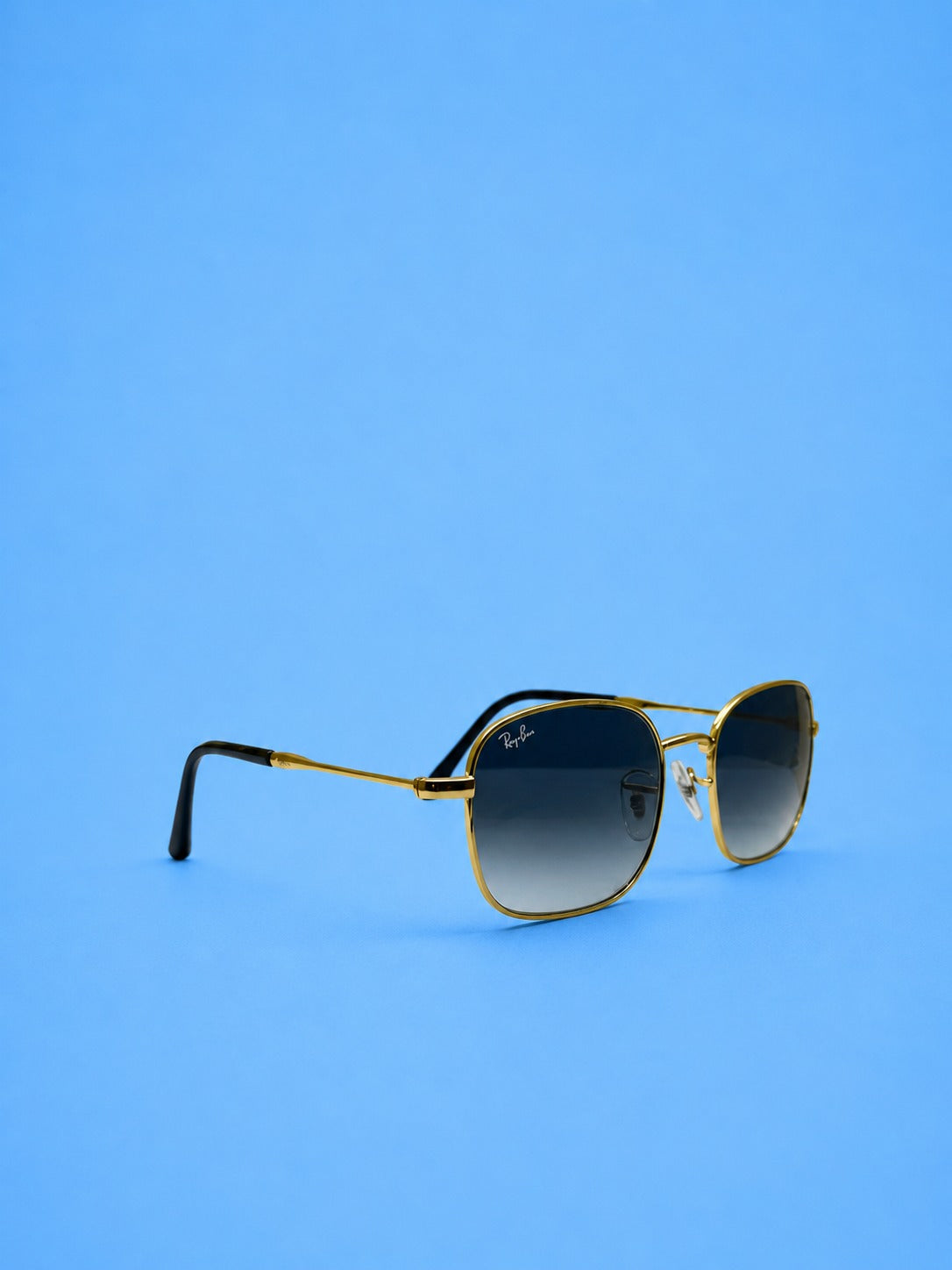 Rayban Classic  Square Sunglasses – Gold Frame (Standard Size)
