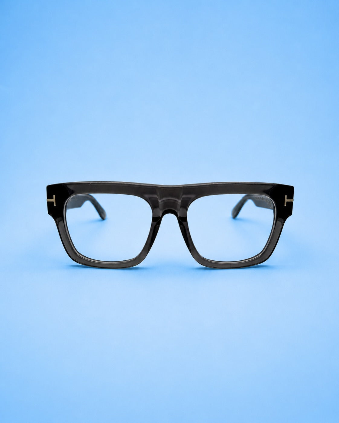 Tom Ford Inspired Bold Frame – Gloss Black (Standard Size)