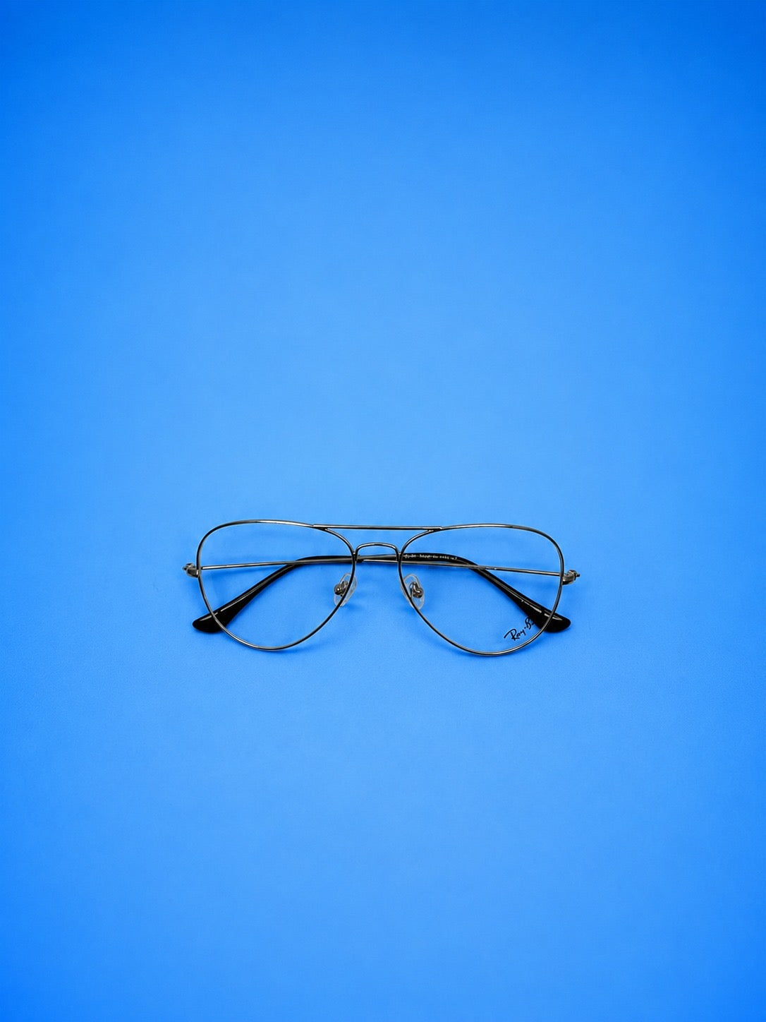 Ray-Ban Silver Metal Aviator Optical Frame