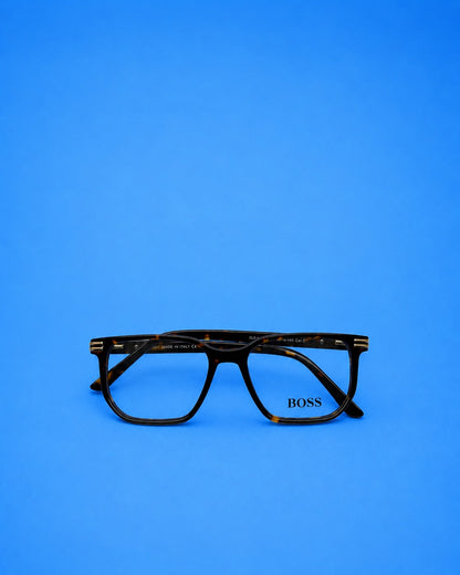 BOSS Tortoise Rectangular Optical Frame
