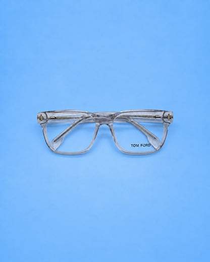 Tom Ford Clear Transparent Rectangular Optical Frame
