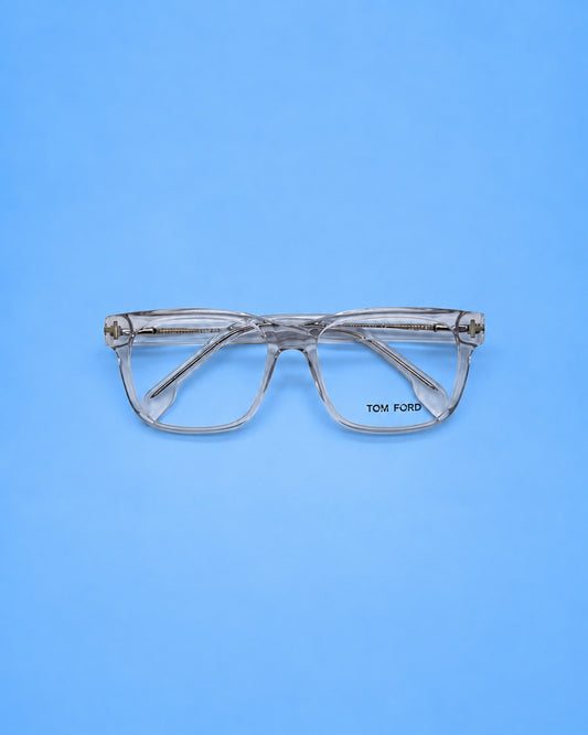 Tom Ford Clear Transparent Rectangular Optical Frame