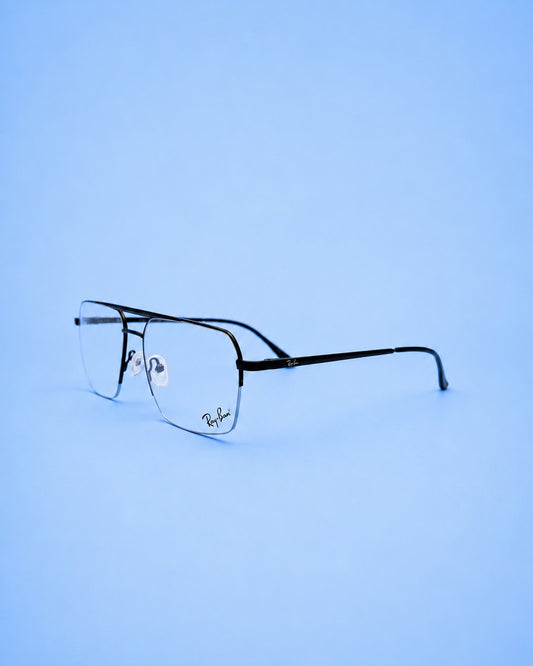 Ray-Ban Black Metal Square Optical Frame