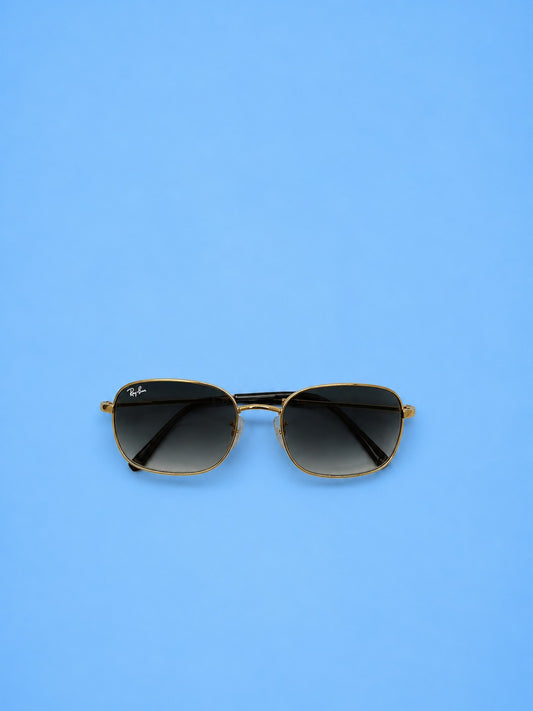 Rayban Classic  Square Sunglasses – Gold Frame (Standard Size)