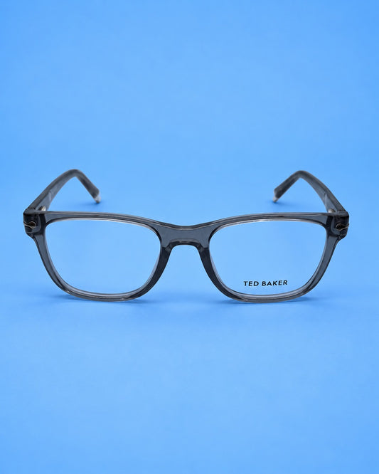 Ted Baker Smoke Grey Rectangular Optical Frame