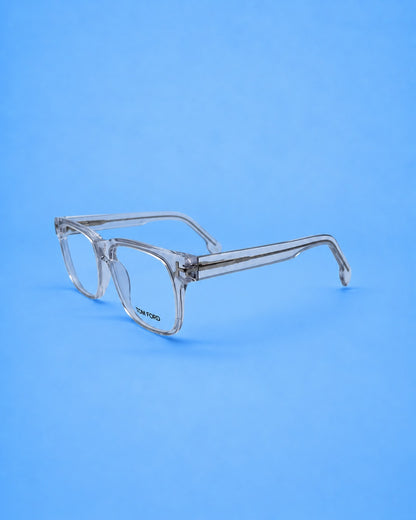 Tom Ford Clear Transparent Rectangular Optical Frame