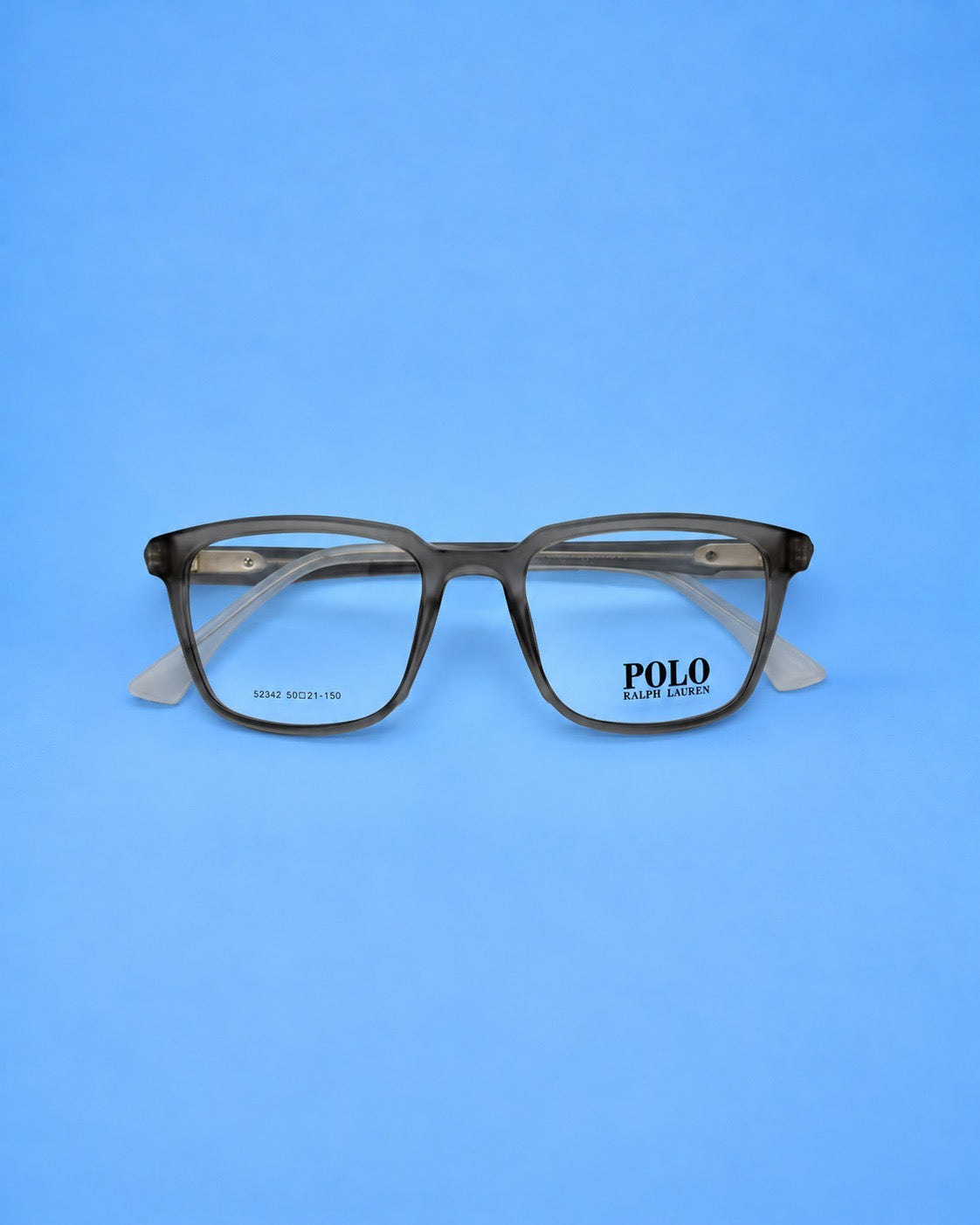 Polo Ralph Lauren Smoke Grey Rectangular Optical Frame