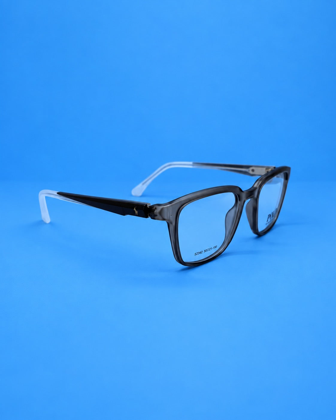 Polo Ralph Lauren Smoke Grey Rectangular Optical Frame