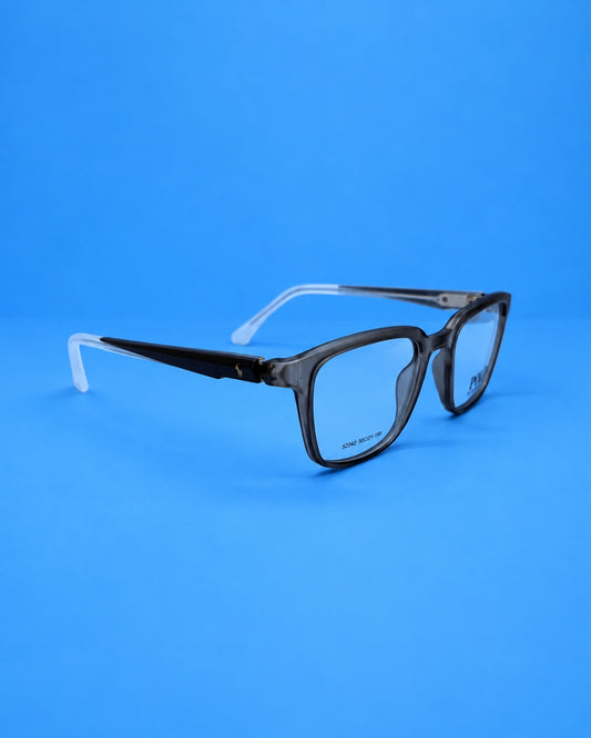 Polo Ralph Lauren Smoke Grey Rectangular Optical Frame