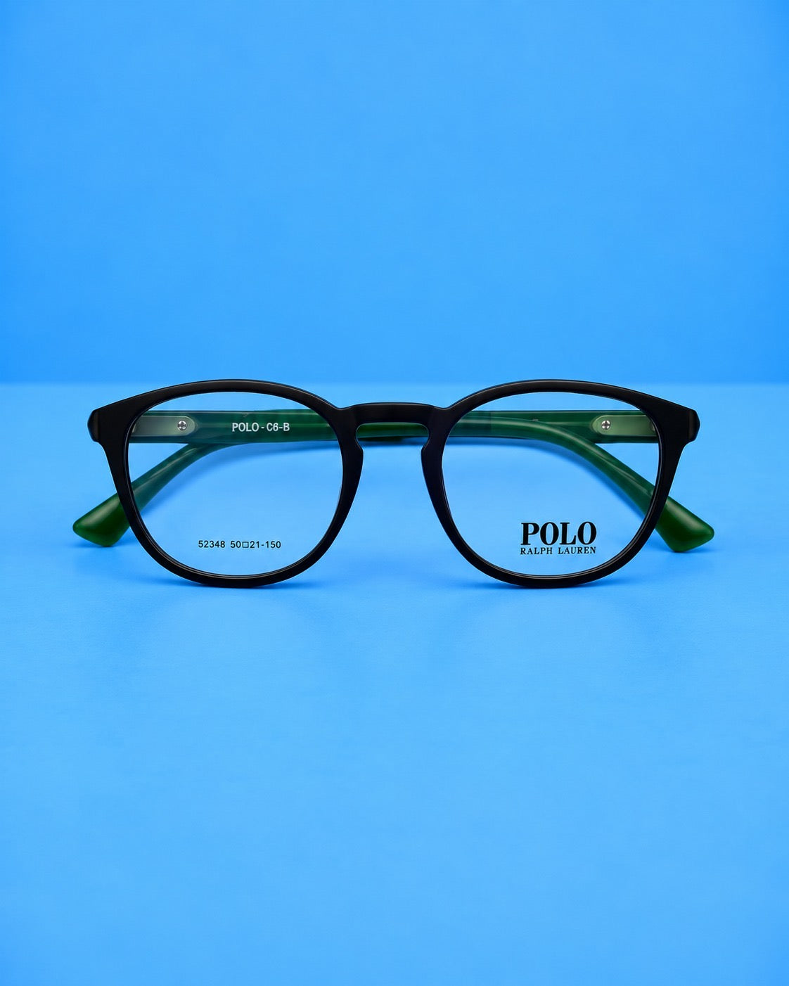 Polo Ralph Lauren Black Round Optical Frame