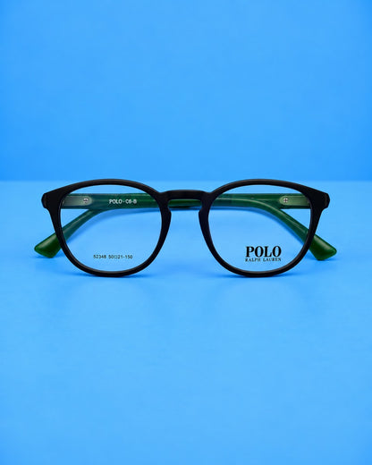 Polo Ralph Lauren Black Round Optical Frame