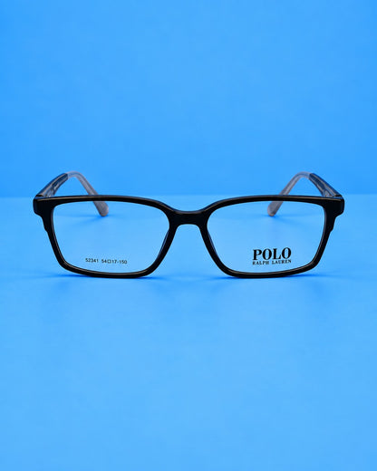 Polo Ralph Lauren Black Rectangular Optical Frame