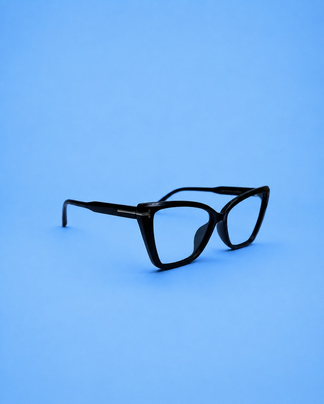 Tom Ford Black Cat-Eye Optical Frame