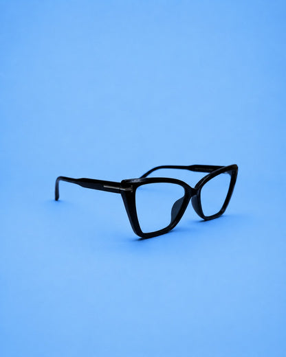 Tom Ford Black Cat-Eye Optical Frame
