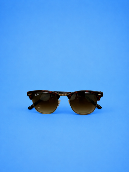 Ray-Ban Style Tortoise Clubmaster Sunglasses