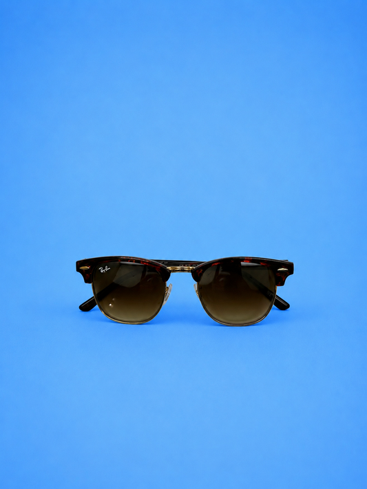 Ray-Ban Style Tortoise Clubmaster Sunglasses