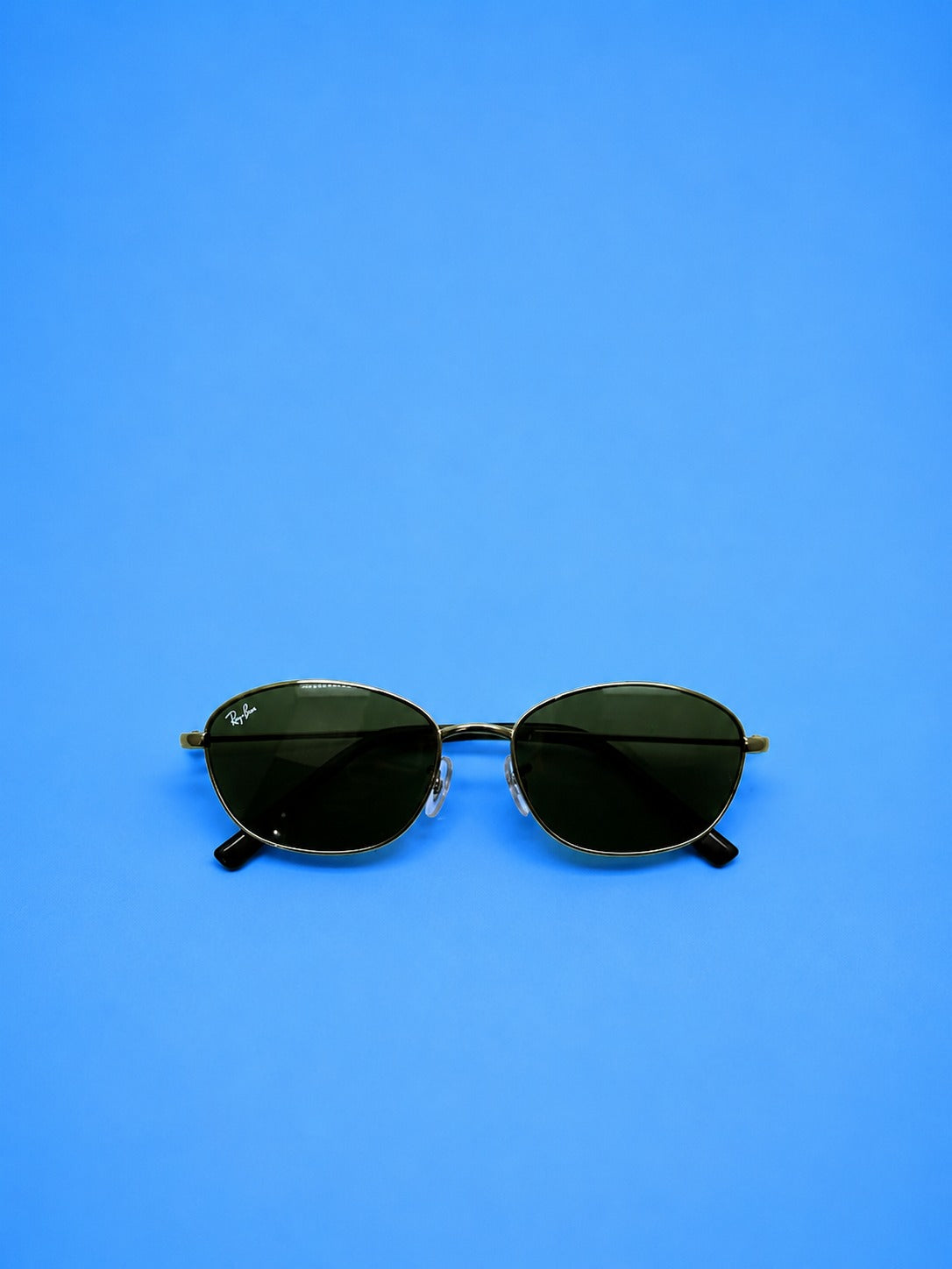 Ray-Ban Style Metal Oval Sunglasses