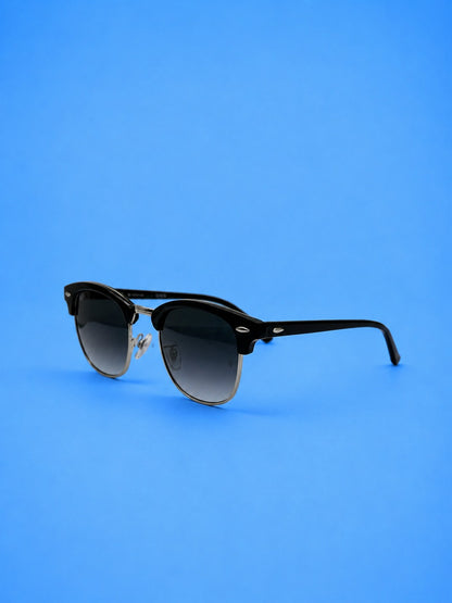 Ray-Ban Black Clubmaster Style Sunglasses