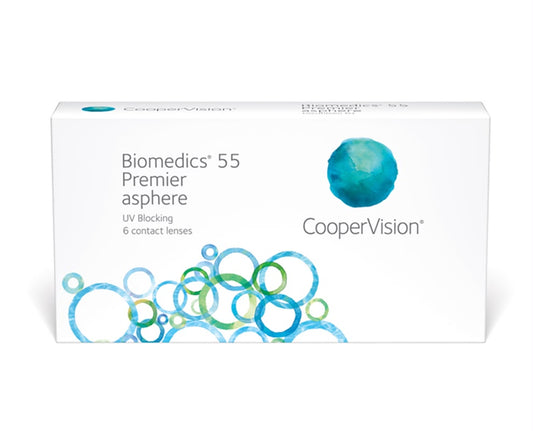 CooperVision Biomedics 55 Premier Asphere Contact Lenses