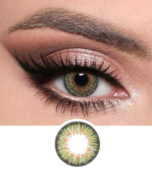 Optiano - Spark Green Premium Color Contact Lenses