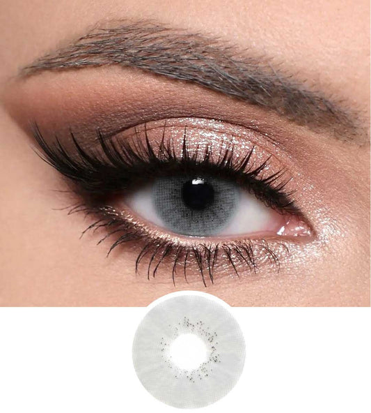 Optiano - Crystal Gray Premium Color Contact Lenses