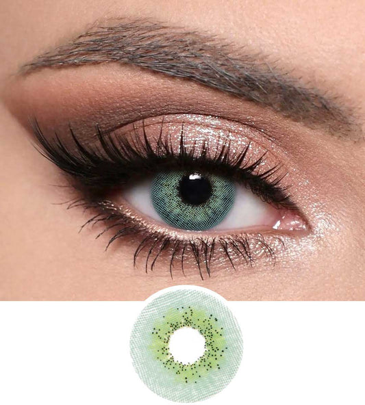 Optiano - Silk Green Premium Color Contact Lenses