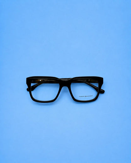 Tommy Hilfiger Tortoise Rectangular Optical Frame