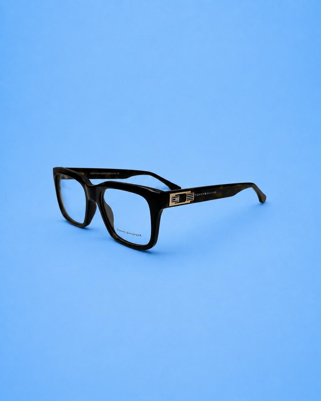Tommy Hilfiger Tortoise Rectangular Optical Frame